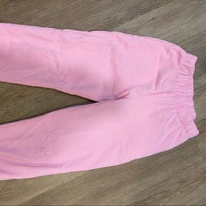 PINK BRANDY MELVILLE SWEATS (one size fits all)